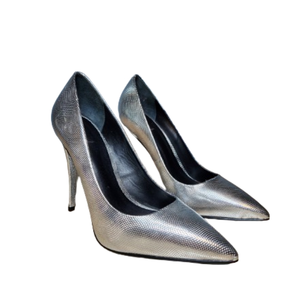 New Aldo Silver Pump Stiletto heel size 9